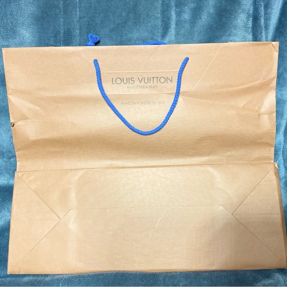 Louis Vuitton bag brown with blue straps. - Picture 6 of 6